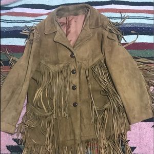 Vintage ‘70s Leather “Hippie” Deerskin Jacket
